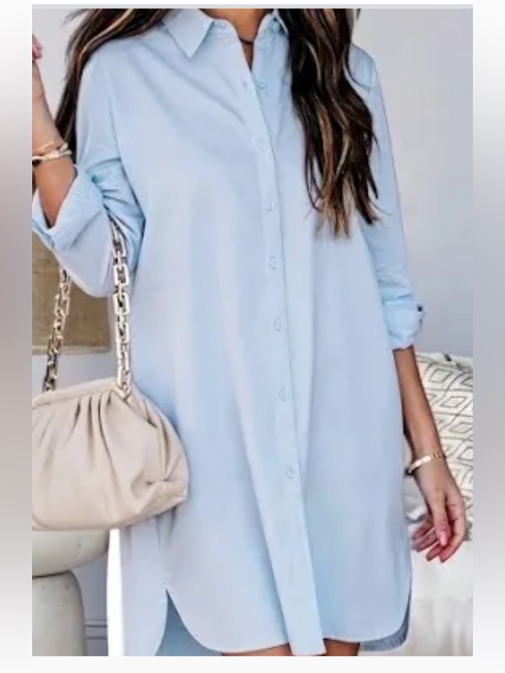 Mother Oxford Women’s light blue dress
